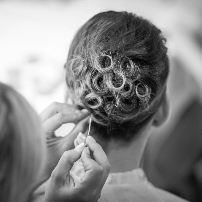 A finished look from the salon